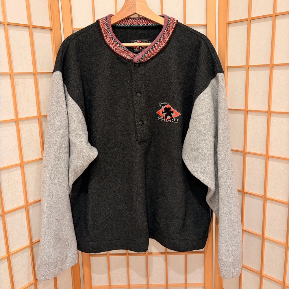 LAST CHANCE Vintage Gotcha 1990s Button Up Jacket